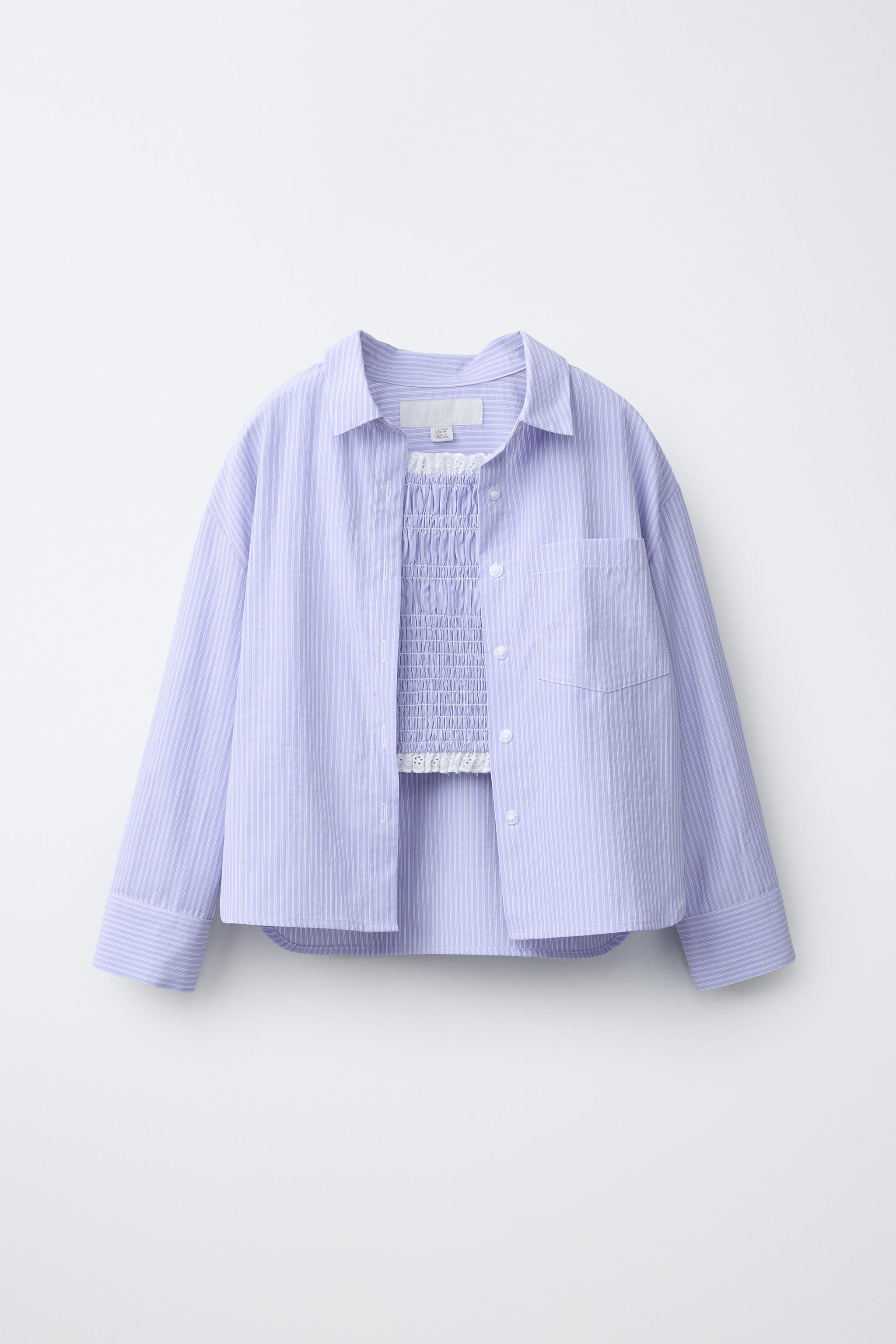 PACK CHEMISE ET TOP À RAYURES